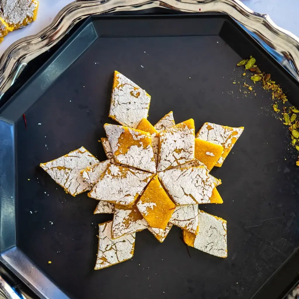 Kesar Kaju Katli